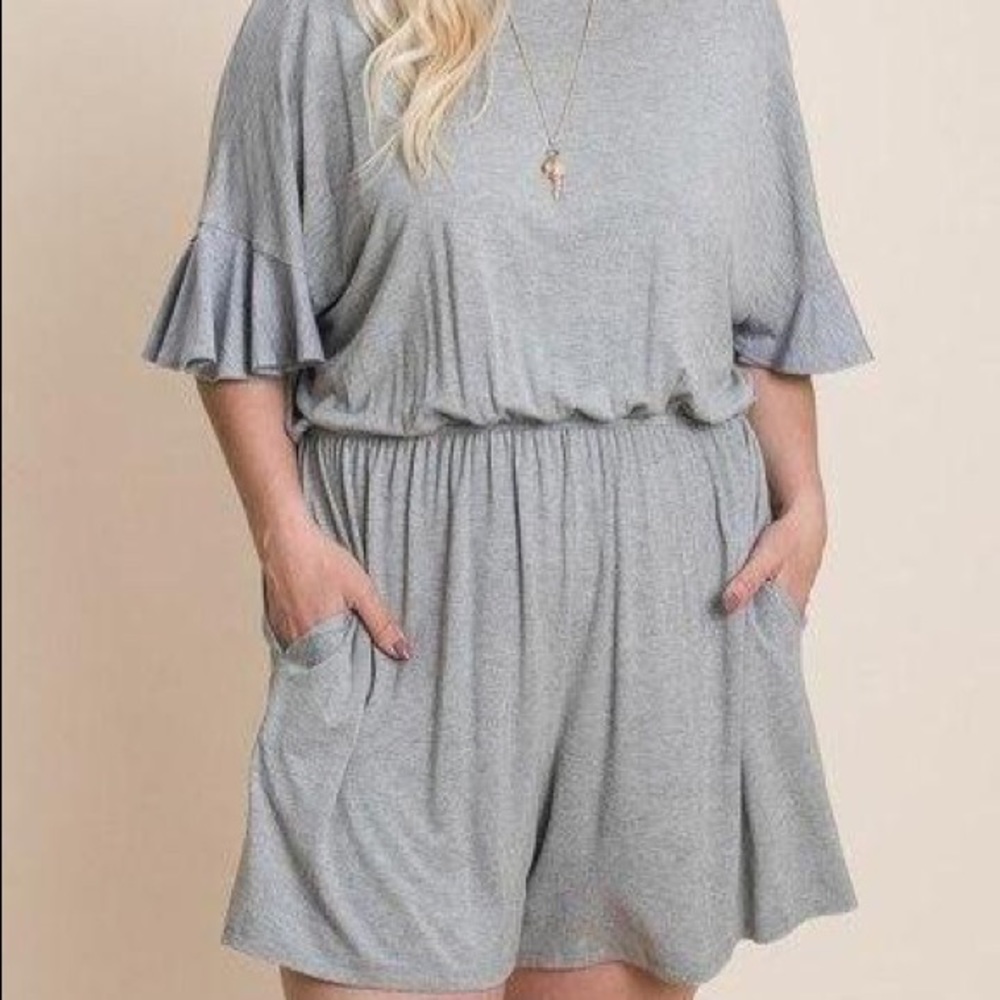 Solid Rayon Modal Mini Romper